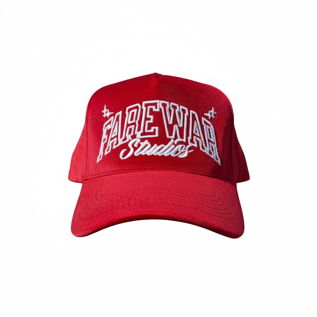 Red Velvet Snap 3D Embroidery