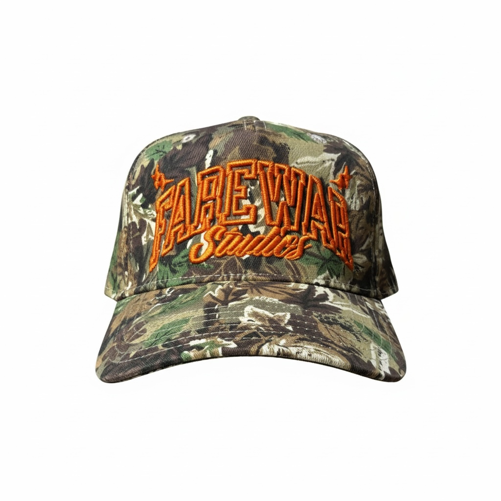 Leaf Camo 3D Embroidery